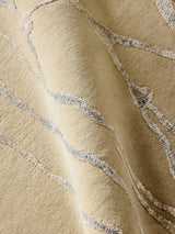Serge Lesage Craquel Cream Grey Rug in cream grey, detail