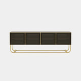 Caperro Side Board With Glass Doors