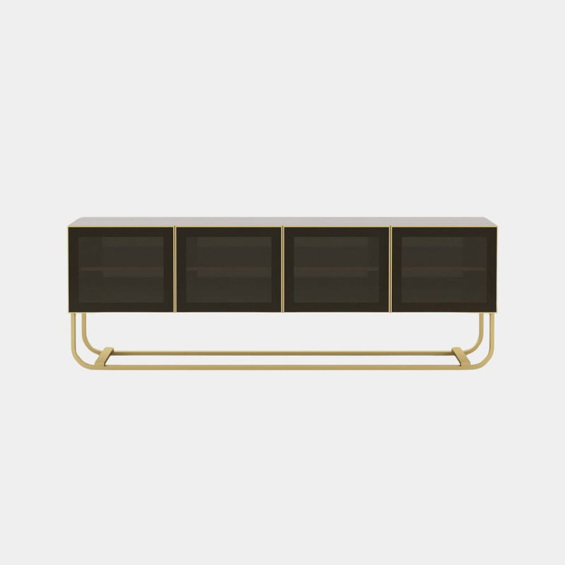 Caperro Side Board With Glass Doors