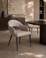 Jiva Dining Chair - Light Grey