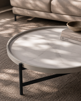 Ivery Coffee Table - Light Grey