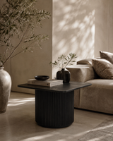 Lantine Side Table - Black Oak & Lacquer