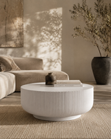 Ridge Coffee Table - White