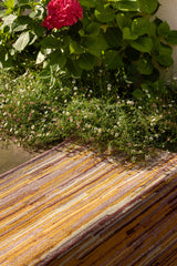 Serge Lesage Eguzki Sun Rug in sun, detail