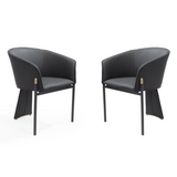 Felipo Dining Chair - Set of 2 - Mustang Black