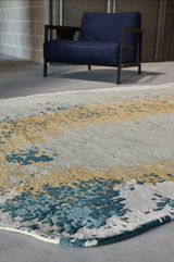 Serge Lesage Ground Iron Oxide Rug in iron oxide, detail