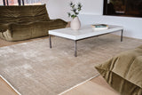 Serge Lesage Hampton Ash Ecru Rug in ash ecru, room view