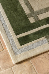 Serge Lesage Harri Cypress Rug in cypress, detail