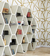 Houdi Bookcase, styled view