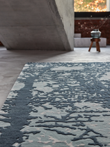 Serge Lesage Kodama Azure Rug in azure, detail