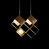 Riflesso Dorato Luxury Handmade Solid Brass & Steel Chandelier