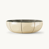 Mezzo Collection Lee Centre Table, lacquered wood with a Guatemala marble top, available from Touched Interiors UK