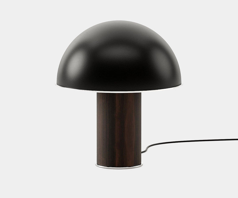 Luxury table lamp with a Nero Marquina marble base, ideal for high-end living rooms and sophisticated bedrooms.