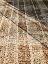 Serge Lesage Paolo Coffee Rug in coffee, detail