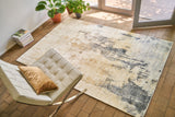Serge Lesage Patina Copper Blue Rug in copper blue, room view