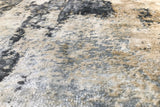 Serge Lesage Patina Copper Blue Rug in copper blue, detail