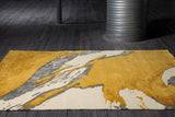 Serge Lesage Run Honey Rug in honey, room view