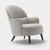 Coleccion Alexandra Cricket Armchair in ebony frame with Stockholm 07 fabric