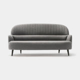 Coleccion Alexandra Cricket Sofa in ebony frame with Stockholm 08 fabric