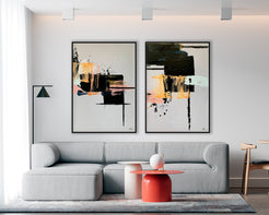 Cortile 1 & 2 Canvas Artwork  Set of 2