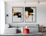 Cortile 1 & 2 Canvas Artwork  Set of 2