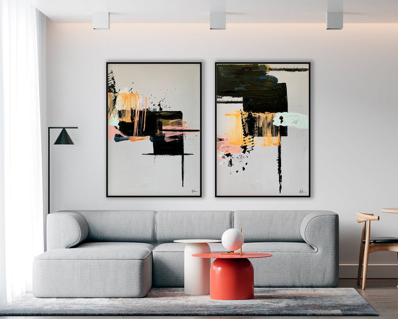 Cortile 1 & 2 Canvas Artwork  Set of 2