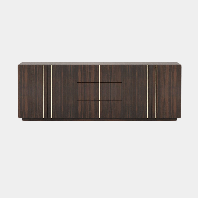 Santa Cristina Wood Sideboard With Metal Detail