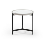 Ivery Side Table - Light Grey