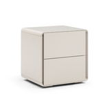 Kota Bedside Table - Matte Beige