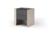 Tunica Bedside Table - Taupe - Pair