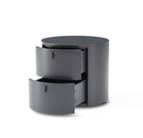 Sims Bedside Table - Matte Anthracite