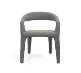Escada Dining Chair - Chex Bouclé Charcoal