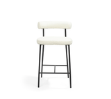 Alita Stool - Chex Bouclé Polar