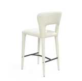 Pari I Bar Stool - Chex Polar Bouclé