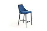 Alain Bar Stool - Navy Velvet