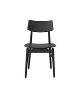 Mono Solid Oak Dining Chair - Matte Black