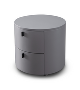 Sims Bedside -  Matte Grey