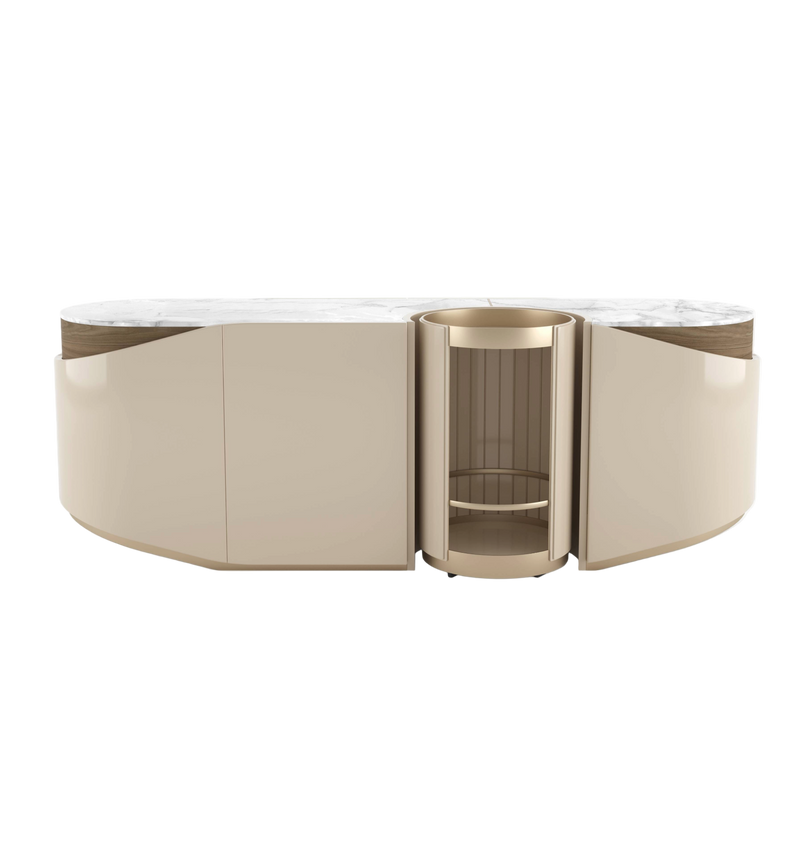 Bravura Luxury Modular Sideboard A Masterpiece with a Tray by Santiago Sevillano