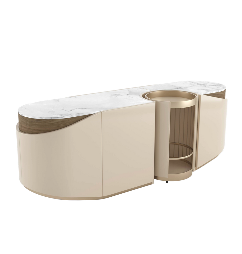 Bravura Luxury Modular Sideboard A Masterpiece with a Tray by Santiago Sevillano