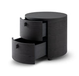 Sims Bedside Table - Smoak Oak
