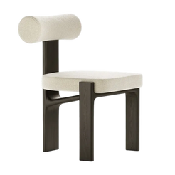 Zerra Dining Chair - Luxury Oak Wood & Comfort of Soft Fabric