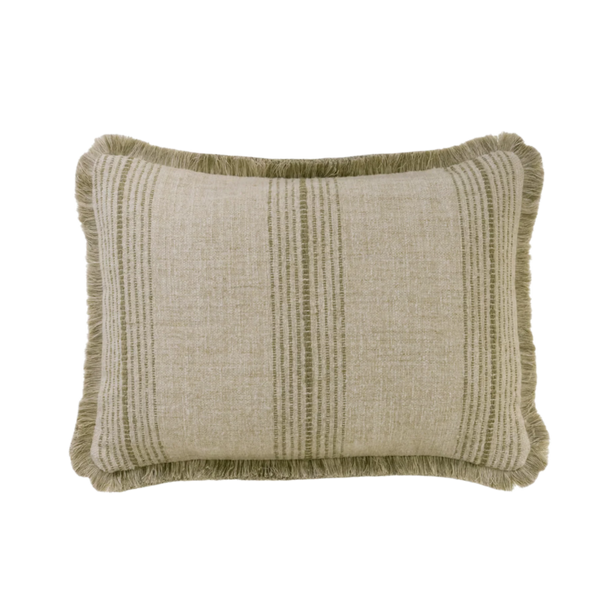 Atrani Striped Contemporary Linen Cushion