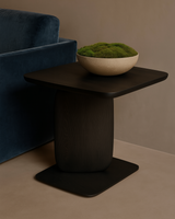 Underline Side Table - Black Oak