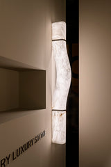 United Alabaster Signature Wall Light in natural alabaster
