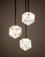 United Alabaster Meteorite Pendant Light, view 3