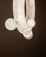 United Alabaster Ozark Pendant Light, view 2