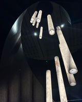 United Alabaster Tubular Bells Pendant Light, view 5