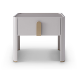 Polaris Bedside Table - Matte Beige