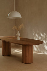 Basilca Dining Table 270 - Walnut