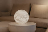 United Alabaster Wireless Moon Table Lamp, view 3